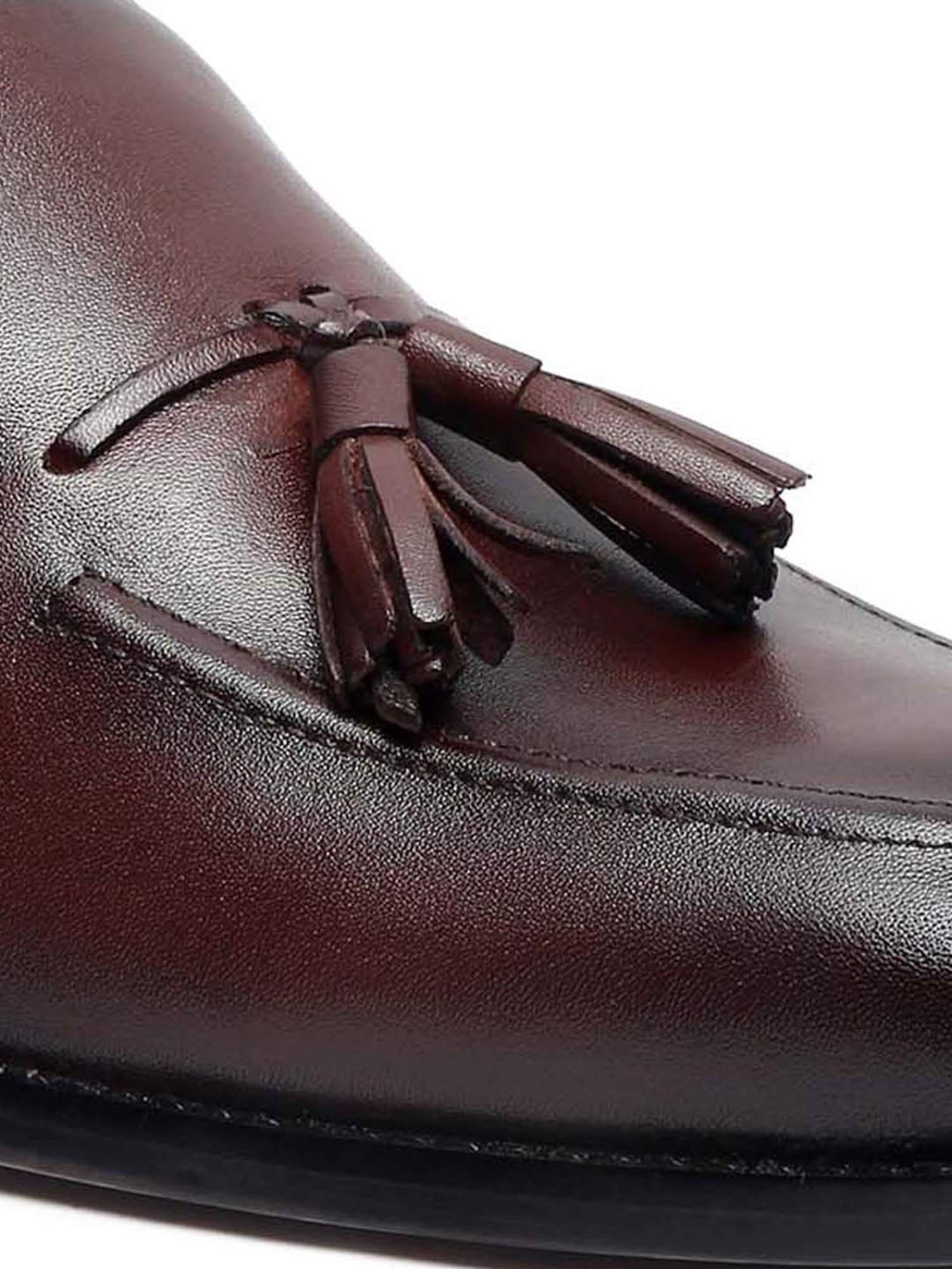 Louis Stitch Men's Brunette Brown Formal Mocassins