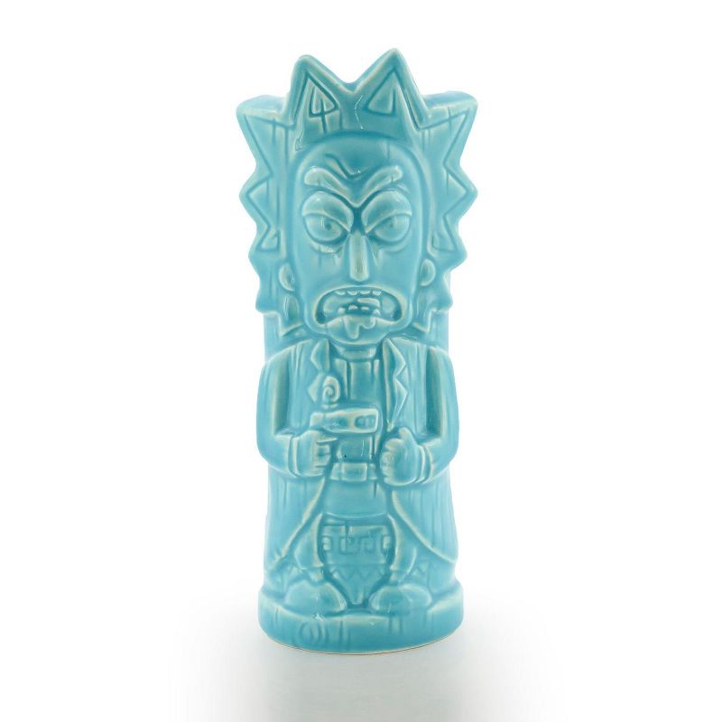 Beeline Creative Geeki Tikis Rick & Morty Rick Mug | Ceramic Tiki Style Cup | Holds 15 Ounces