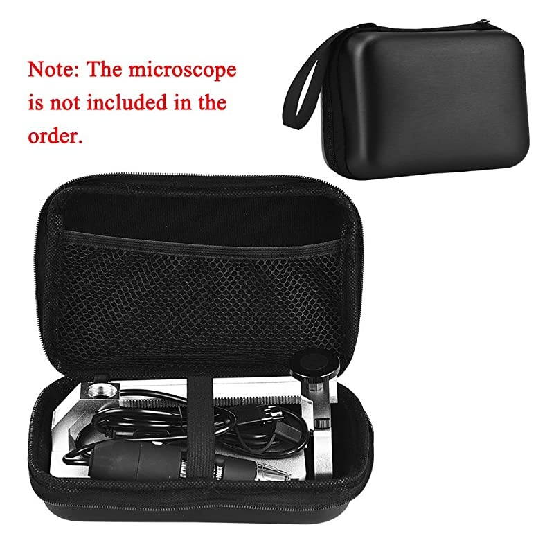 Aluminium Alloy Universal Adjustable Professional Base Stand Holder Desktop Support Bracket with Portable Carrying Case for USB Digital Microscope Endoscope Magnifier Camera NO Microscope