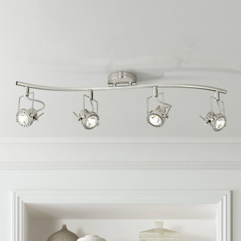 LED Pro Track(R) European Style 4-Light  31 3/4" Wave Bar