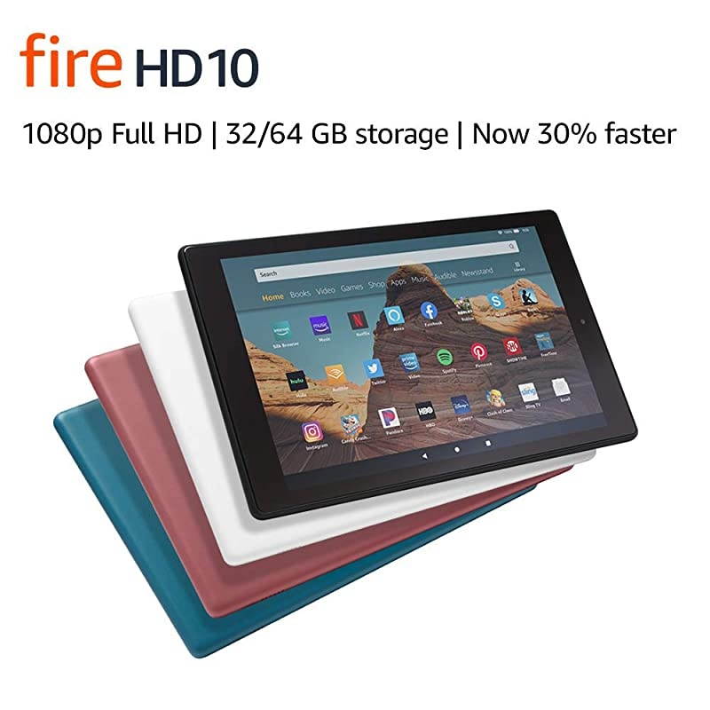 HD 10 Tablet (10.1" 1080p full HD display, 32 GB) &ndash; Plum (2019 Release)