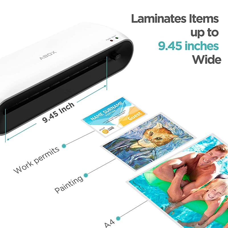 Laminator Machine Pixseal ? A4 Thermal Laminating Machine with Feeding Tray Trimmer Corner Rounder 20 Laminating Pouches