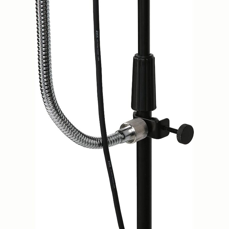 LyxPro VRI-40 Portable Acoustic Isolation Instrument Shield, Sound Absorbing, Reflection Panel with Heavy Duty Gooseneck