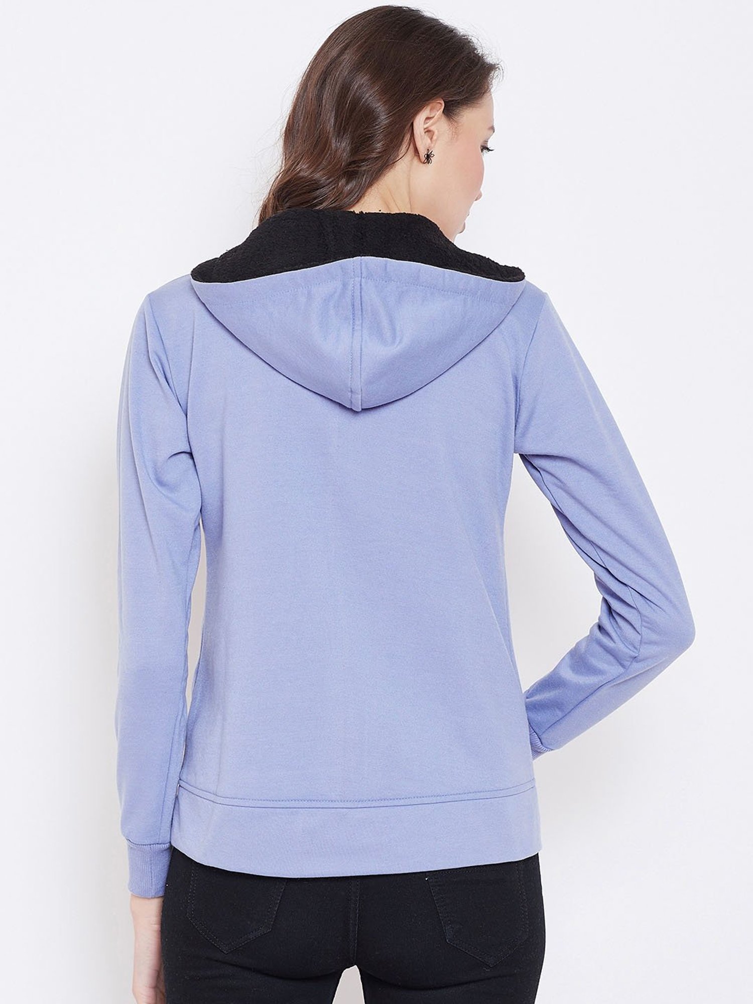 Belle Fille Powder Blue Regular Fit Jacket