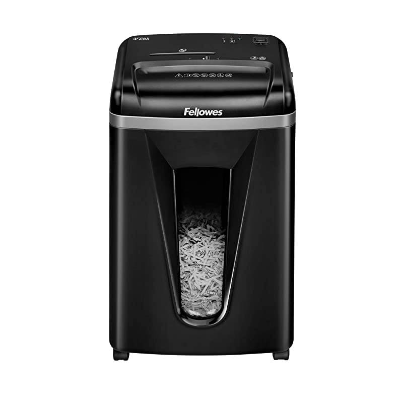450M 9-Sheet Micro-Cut Paper and Credit Card Shredder with SilentShred (4074001), Black