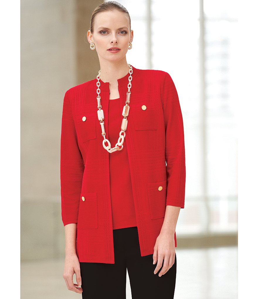 Eva Varro Solid Knit Jersey Banded Hem Pull-On Harem Pants