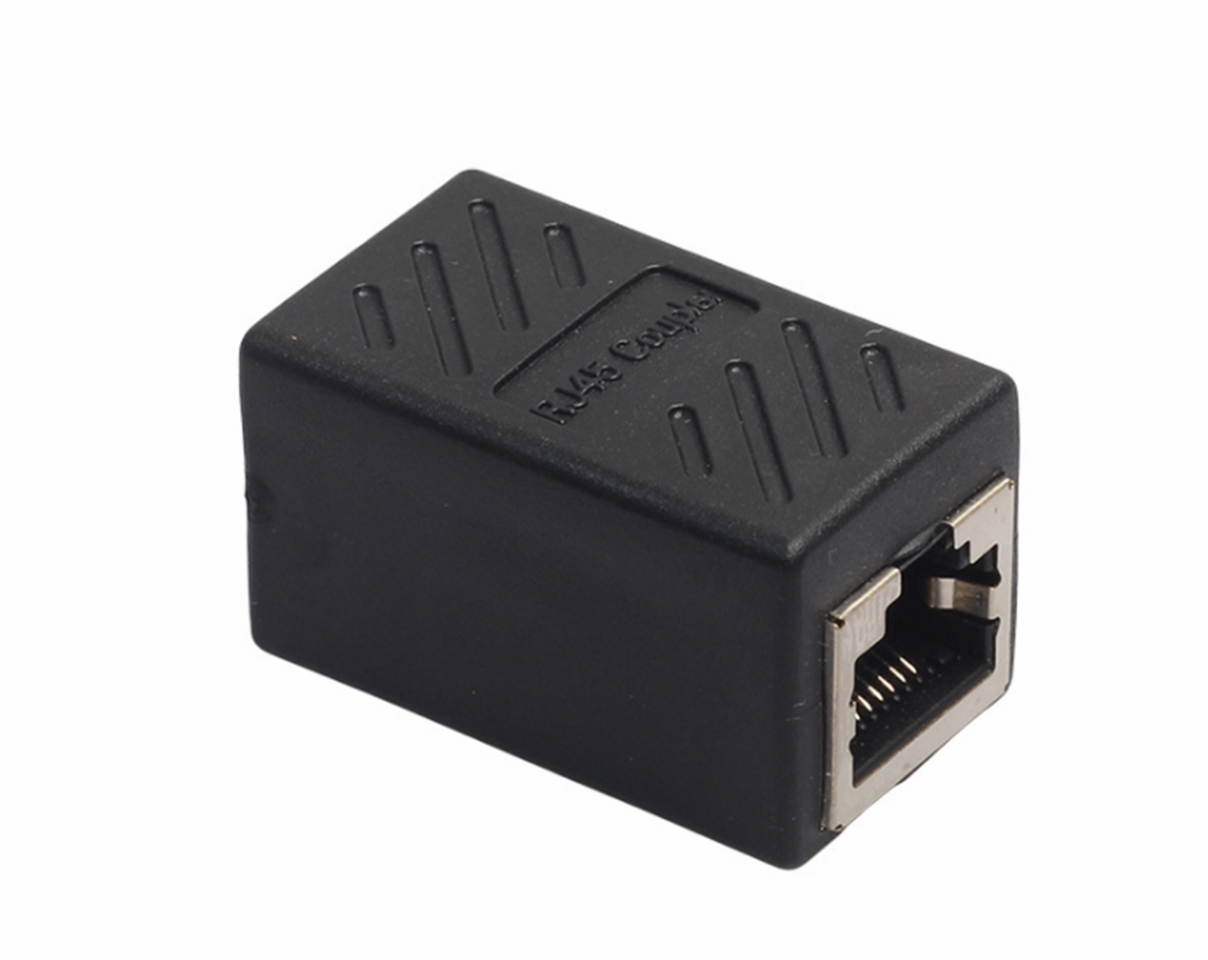 ZVVN Ethernet Splitter 1 to 2 Adapter, RJ45 Splitter Network Adapter 1 Female to 2 Port Female CAT 5/CAT 6 LAN Splitter Ethernet Socket Connector 8P8C Extender with PCB Board Inside