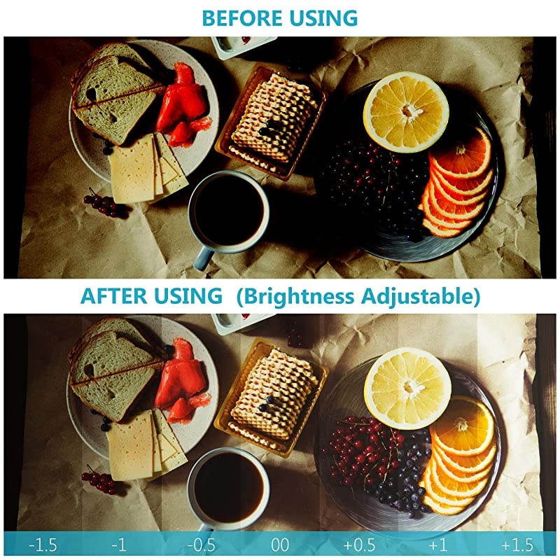 48 Macro LED Ring Flash Bundle with LCD Display Power Control Adapter Rings and Flash Diffusers for Canon 650D600D550D70D60D5D Nikon D5000D3000D5100D3100D7000D7100D800D800ED60