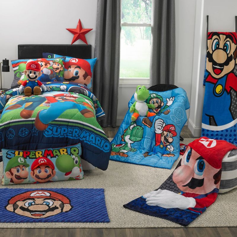 Nintendo Mario Twin Kingdom Hero Pillowcase