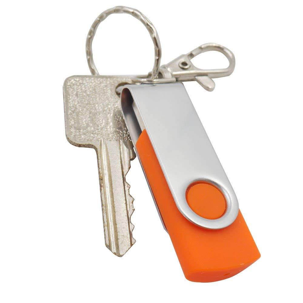 Swivel usb flash drives (4GB, orange)
