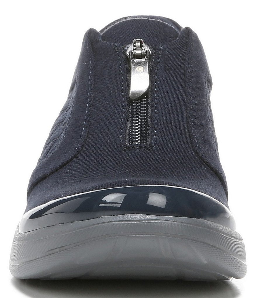Bzees Florence Center Front Zip Slip-On Washable Sneakers