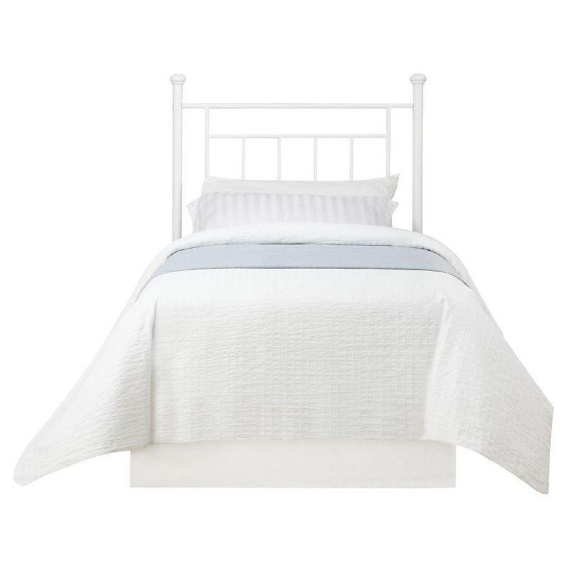 Metal Headboard (Twin) - White - Dorel Living
