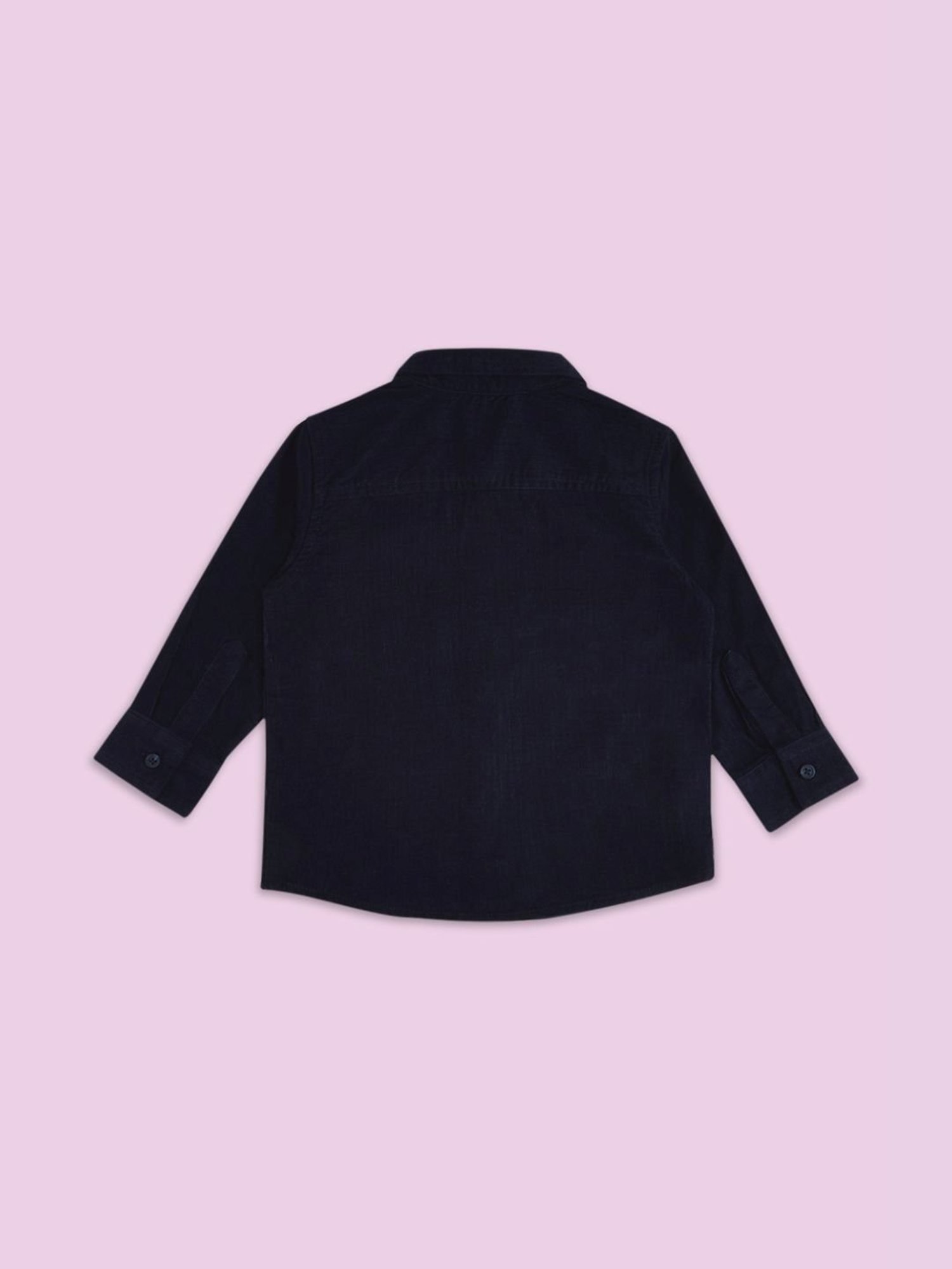 Pantaloons Baby Navy Regular Fit Full Sleeves Shirt