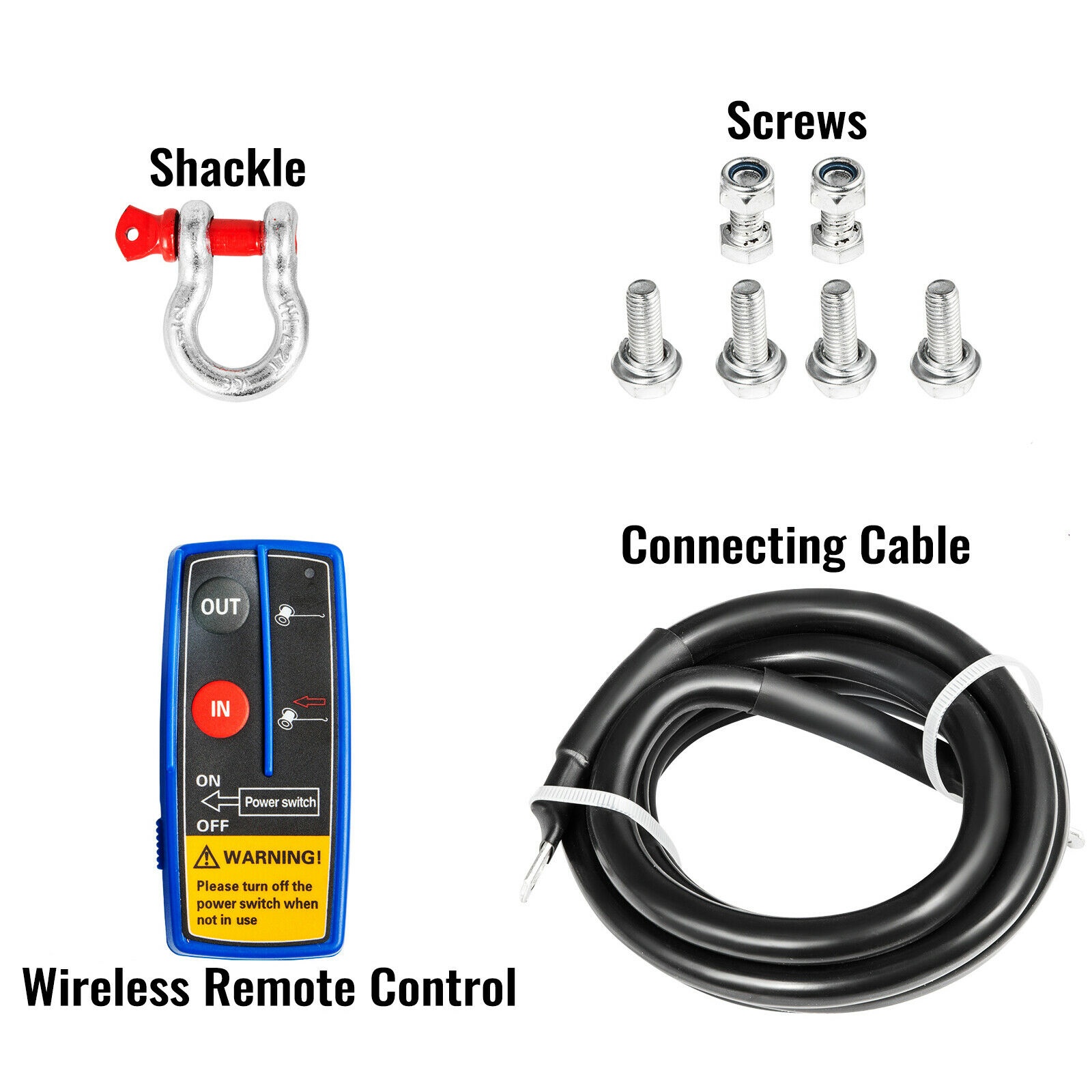 17500Ibs Electric Winch 12V 85FT Synthetic Rope 4WD ATV UTV Winch Towing Truck