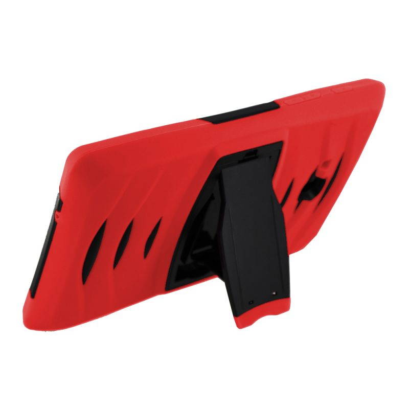 KIQ Heavy Duty Military Armor Case, Tablet Cover, Built-in Kickstand, cut-outs for camera and charging ports For Samsung Galaxy Tab E 7.0 Lite, Galaxy Tab 3 7.0 Lite (Purple)