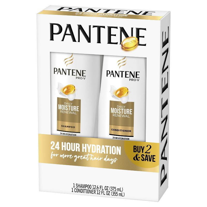 Pantene Pro-V Daily Moisture Renewal Shampoo and Conditioner Bundle