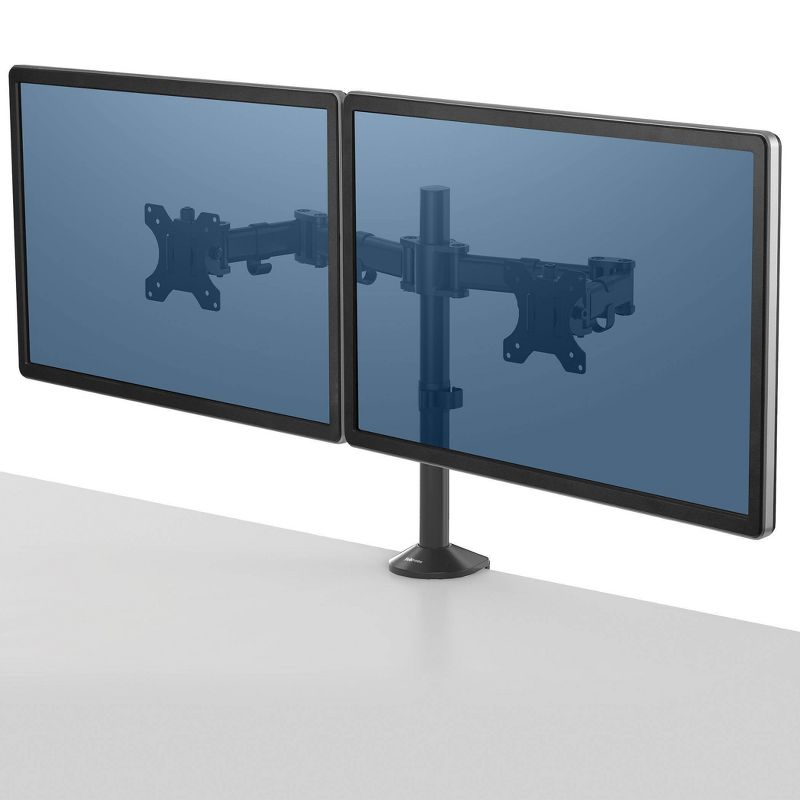 Amer Adjustable Monitor Mount, Up to 24", Black (AMR2CV) 