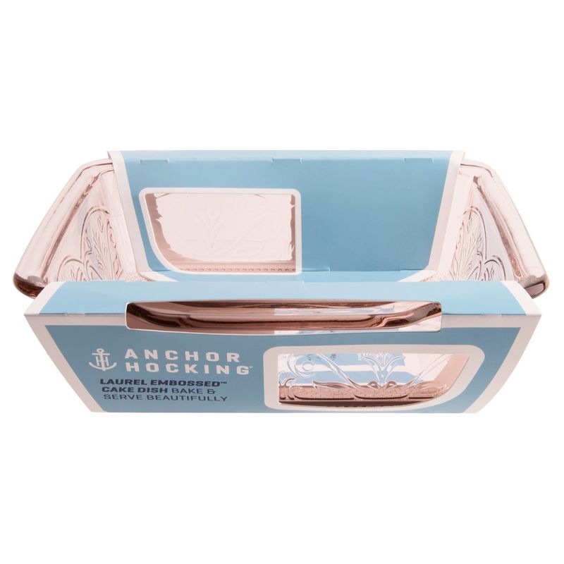 Anchor Hocking Laurel 8" Rosewater Cake Dish