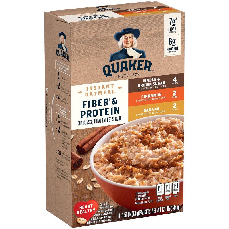 Quaker Weight Control Instant Oatmeal Variety Pack- 8pk
