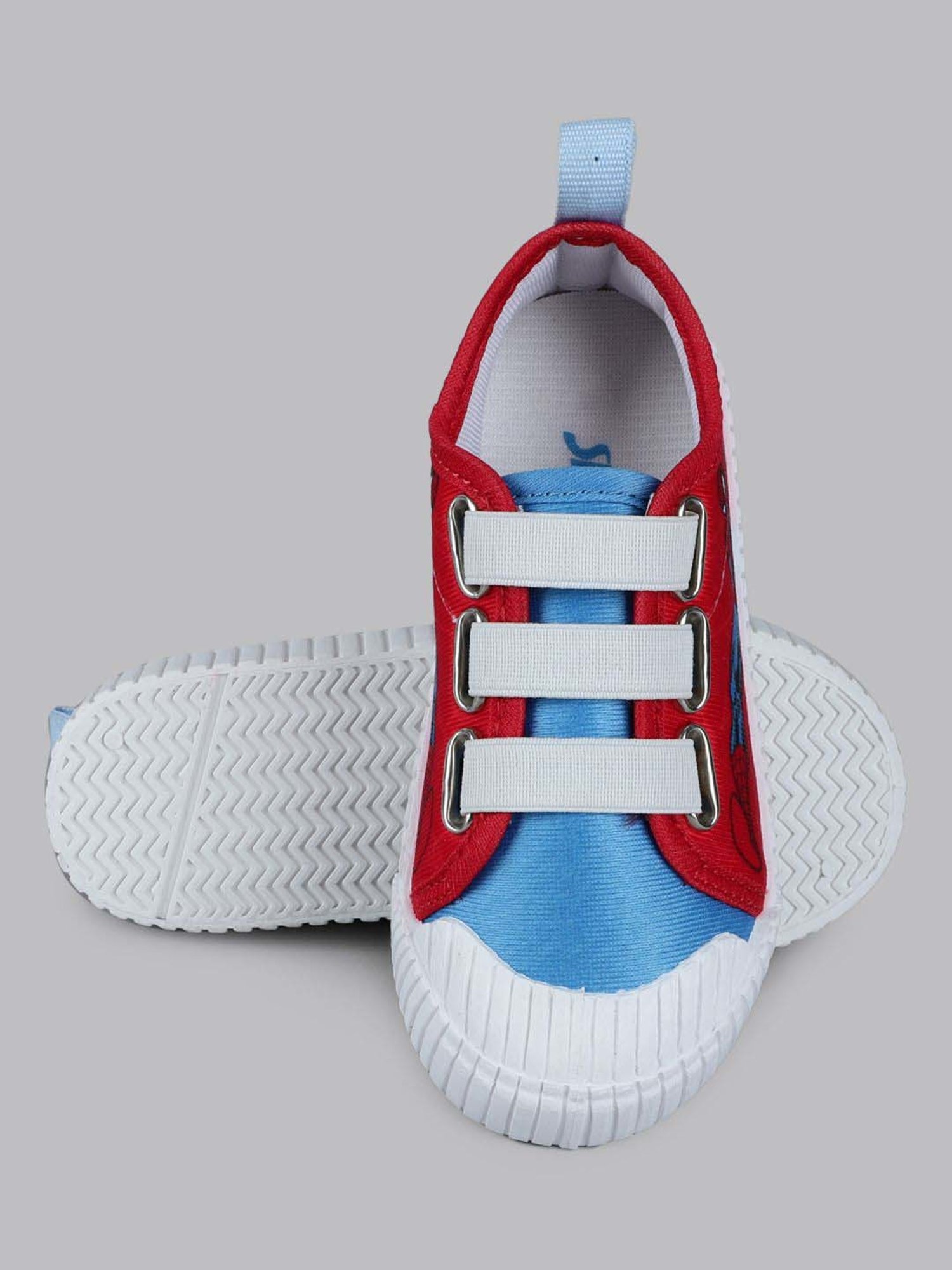 Kidsville Boys Red & Blue Casual Wear Shoe