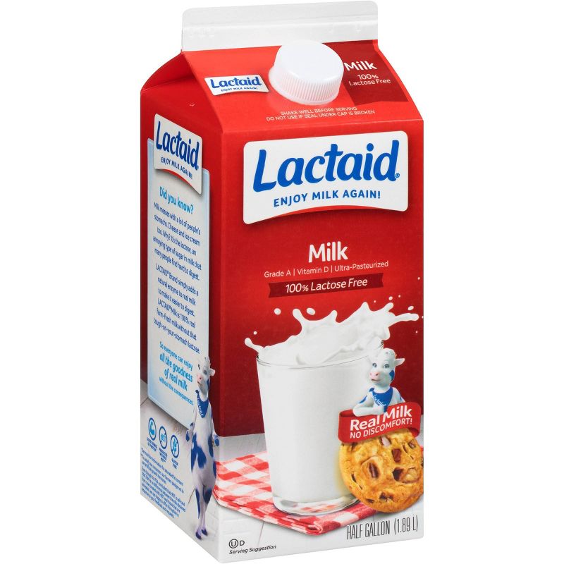 Lactaid Lactose-Free Whole Milk - 0.5gal