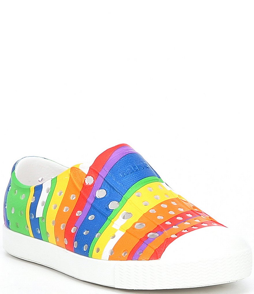 Native Kids' Jefferson Rainbow Print Sneakers (Infant)