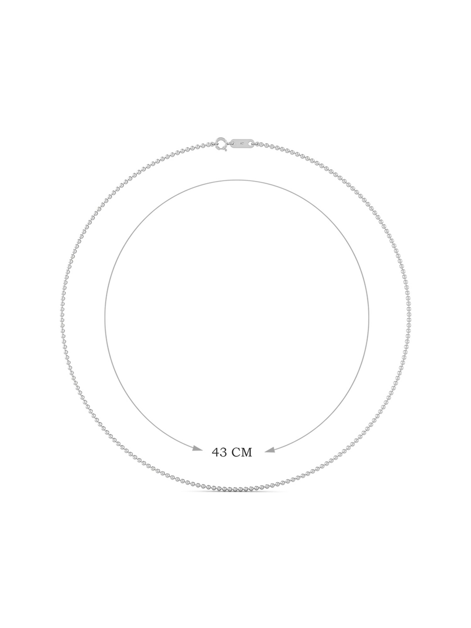 Joyalukkas Shimmered 950 Platinum Chain