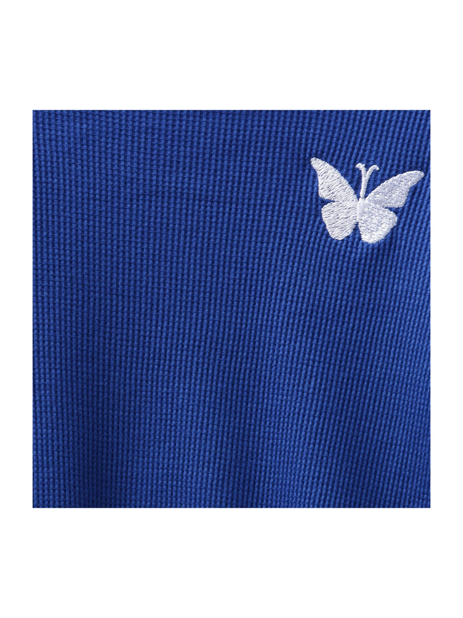 Under Fourteen Only Kids Blue Printed Full Sleeves Sweatshirt