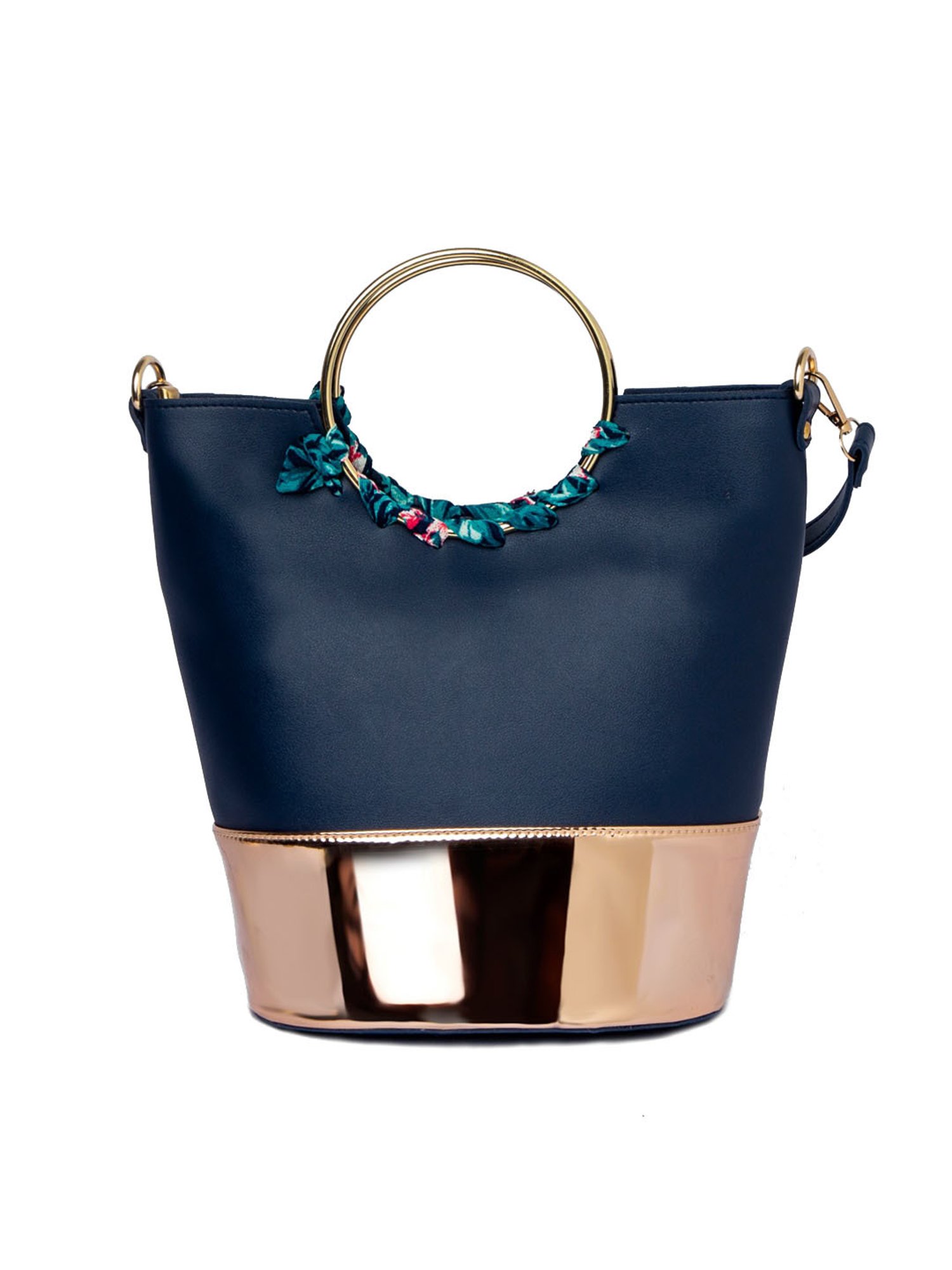 Modern Myth Blue Medium Bucket Handbag