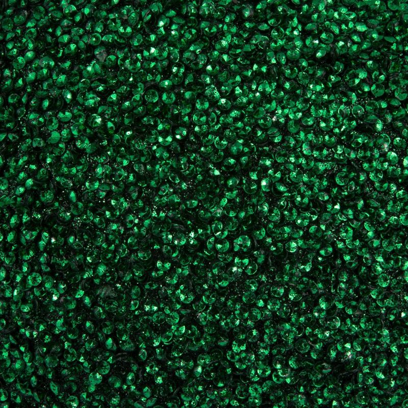 4ct Vickerman 6" Beaded Ball Ornament Midnight Green