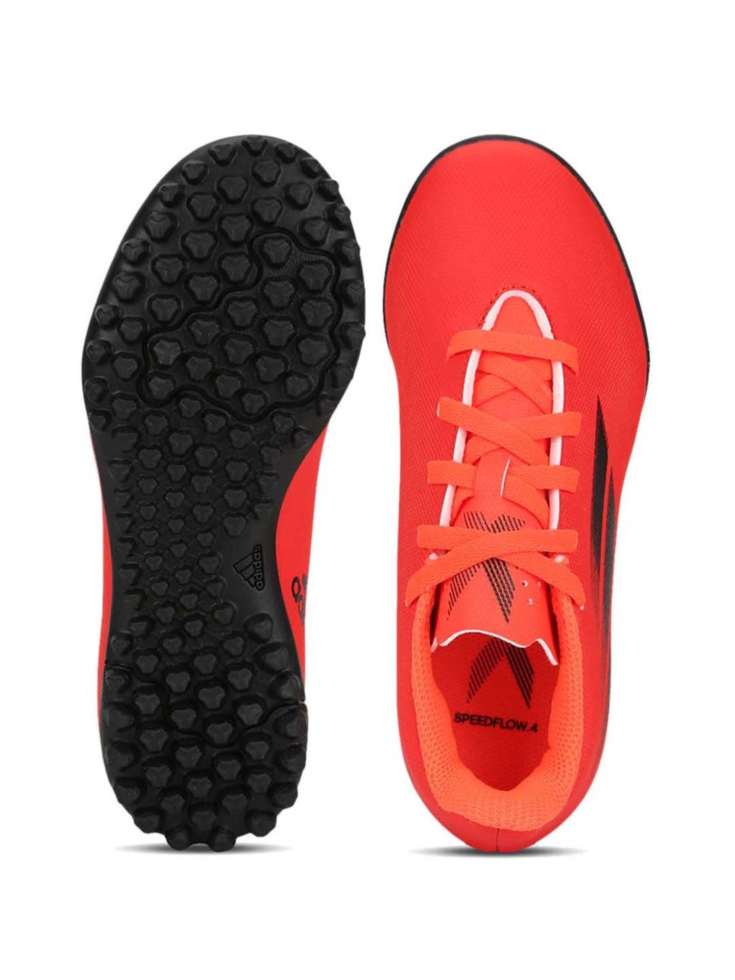 Adidas Kids X FLOW.4 TF J Red Football Shoes