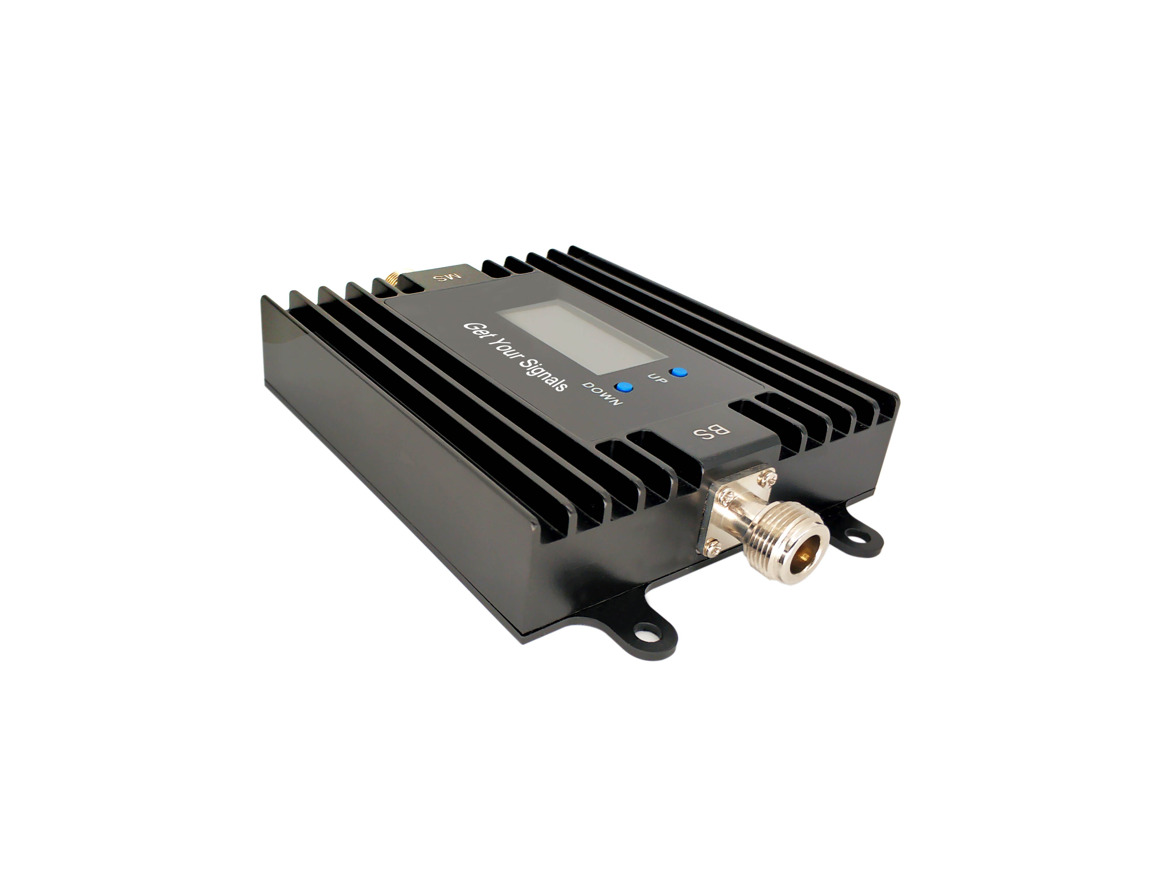 Anti Interference Signal Booster 850/AWS1700mhz smart LCD ALC/AGC For 2G 3G 4G Mobile Network