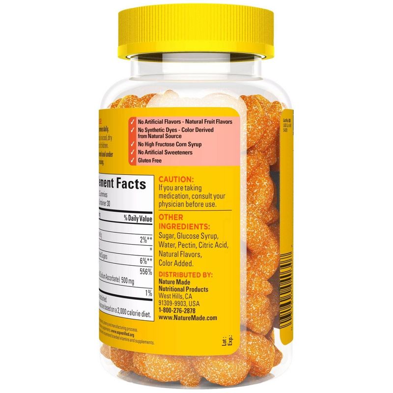 Nature Made Vitamin C 500mg Extra Strength Gummies - 60ct