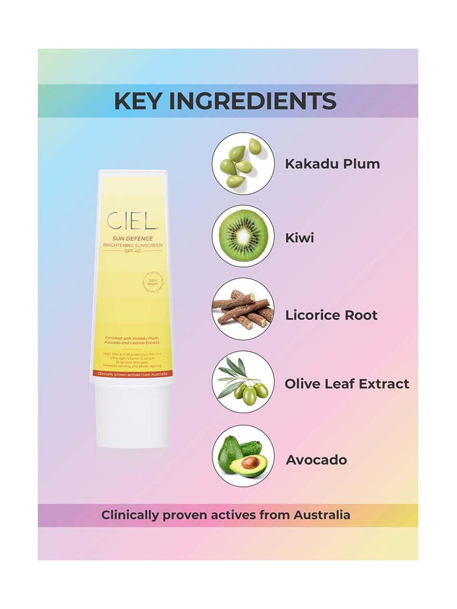CIEL Brightening Sunscreen SPF 40 - 50 ml