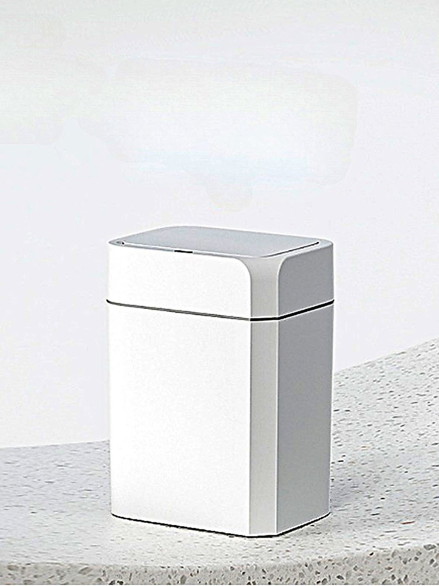 Freelance White Steel Set of 2 Dustbins