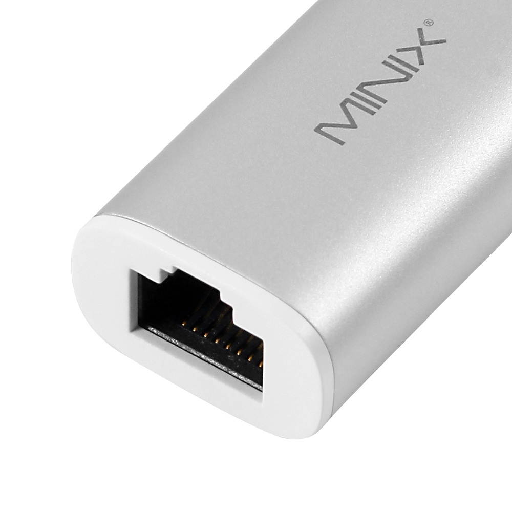 MINIX NEO C-E, Advanced High-Speed USB-C to Gigabit Ethernet Adapter - Space Gray [Universal Compatibility &ndash; Windows, Mac and Chrome OS]. Sold Directly by MINIX&reg; Technology Limited.