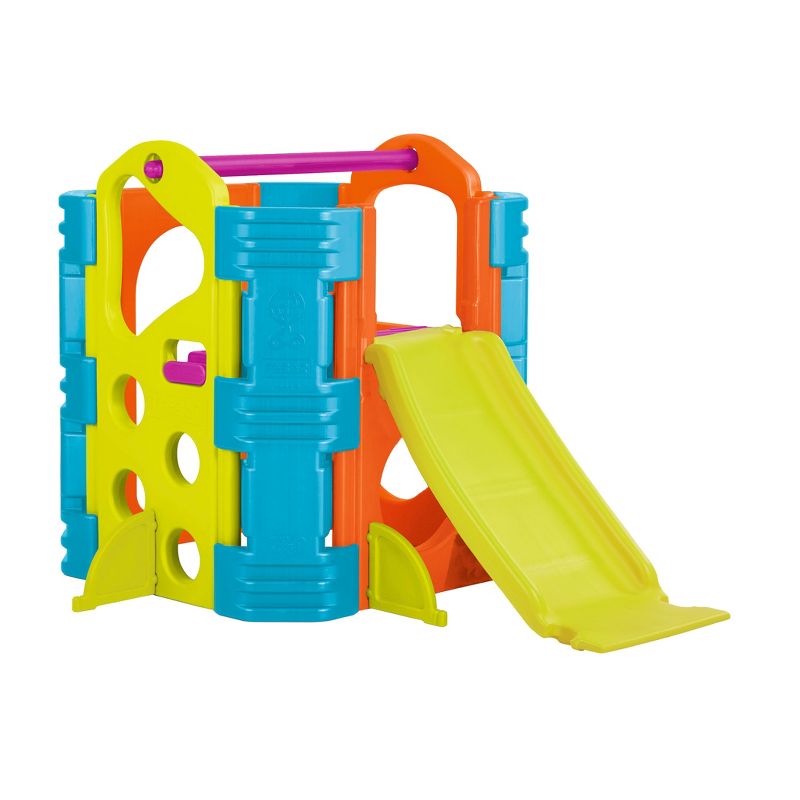 ECR4Kids Activity Park Playhouse for Kids, Indoor Outdoor Play House with Slide or Climb Stairs