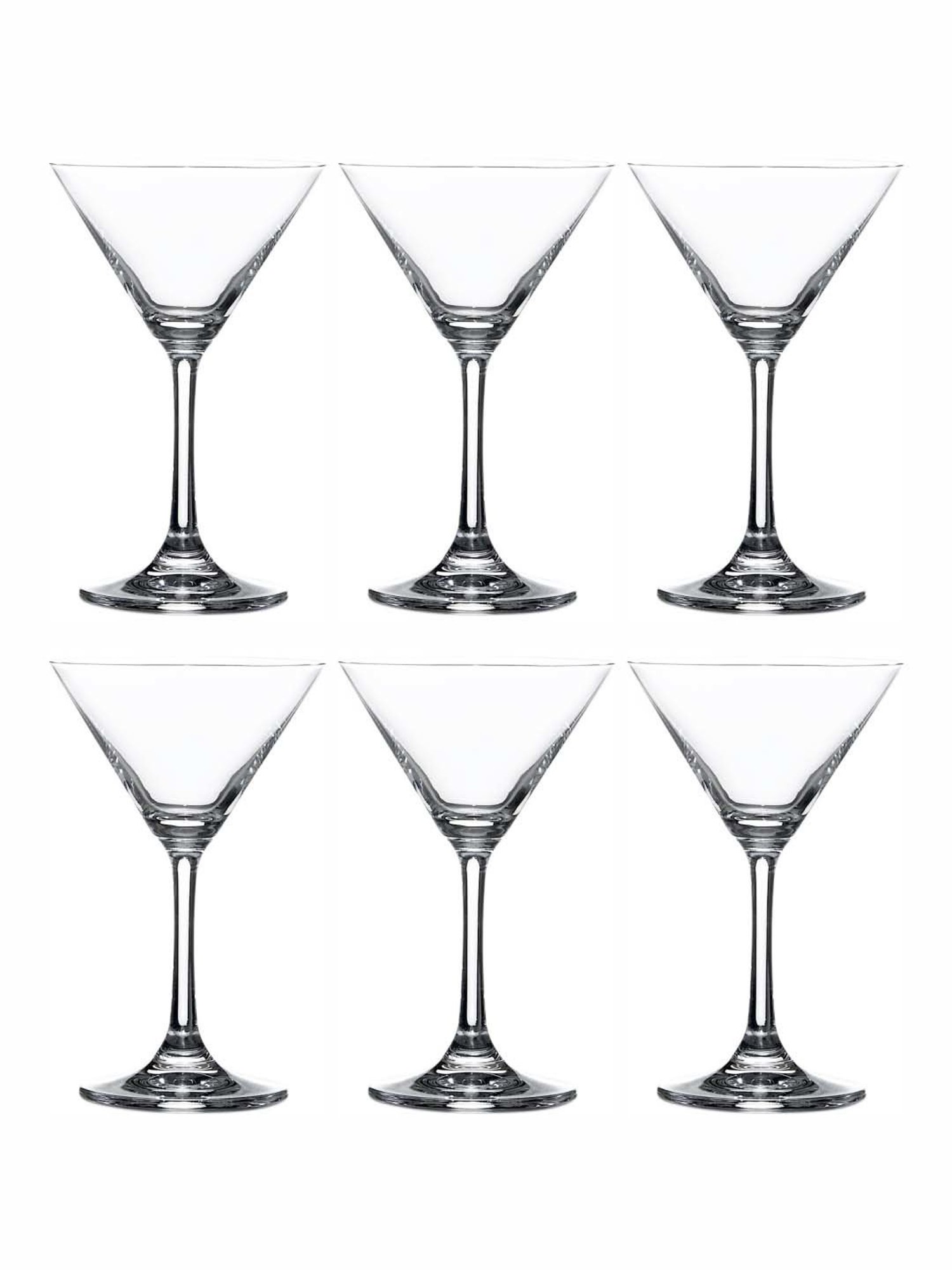 Goodhomes Transparent Glass Cocktail Tumbler Glasses - Set of 6