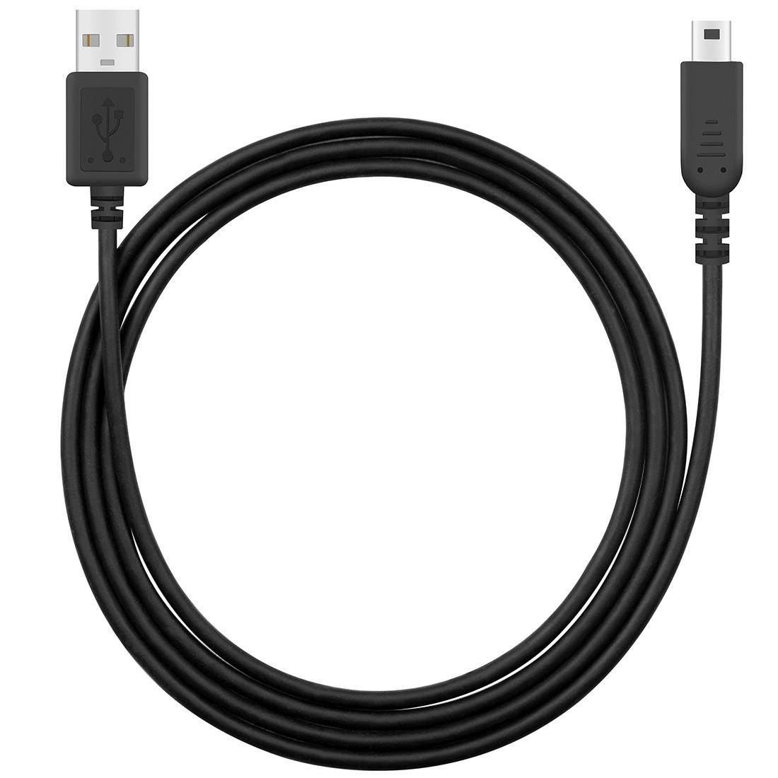 Geekria QuickFit Charging Cable, Fit for Nintendo 3DS XL, 3DS, 2DS, 2DS XL, Charging Cord / Ndsi Charger Cable (4FT, Black)