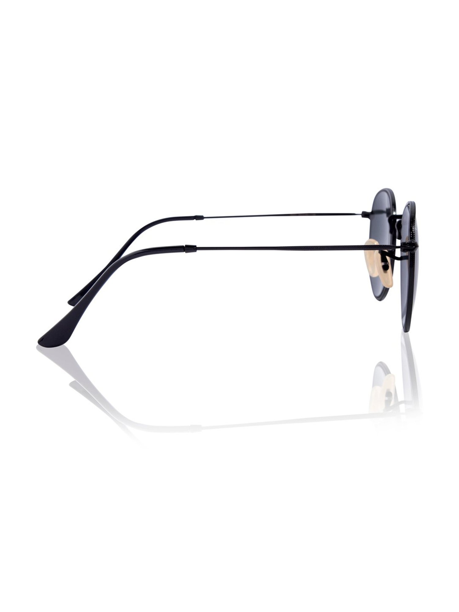 Resist Eyewear Black Round UV Protection Unisex Sunglasses