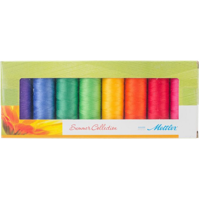 Mettler Silk Finish Cotton Thread Gift Pack 8/Pkg-Summer