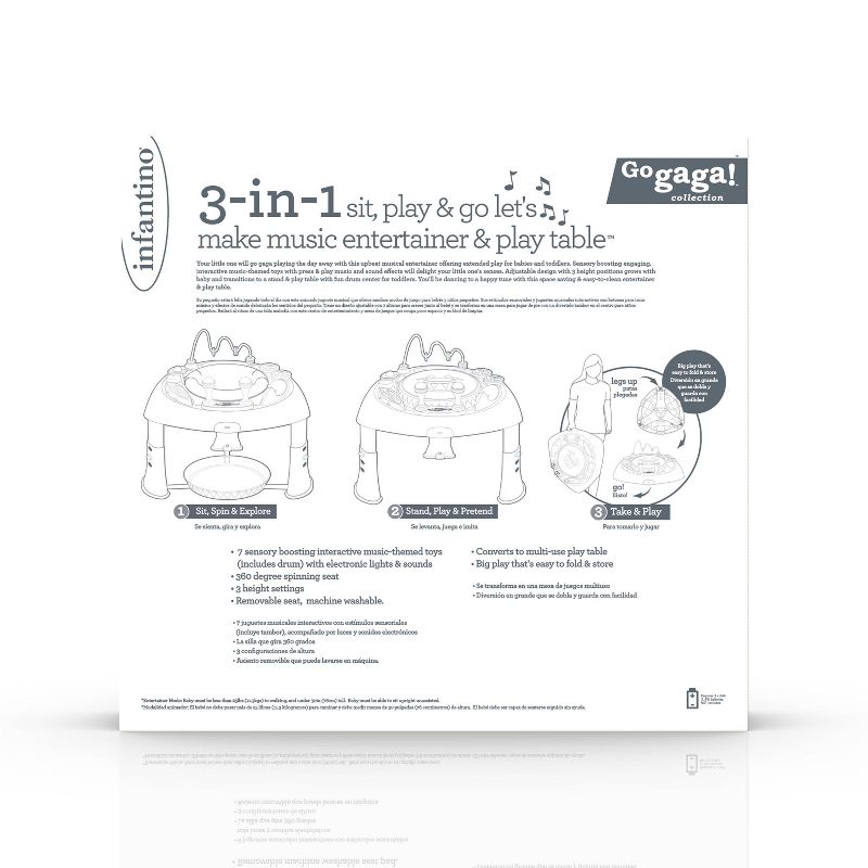 Evenflo Exersaucer Tiny Tropics 2-in-1 Baby Seat + Doorway Jumper