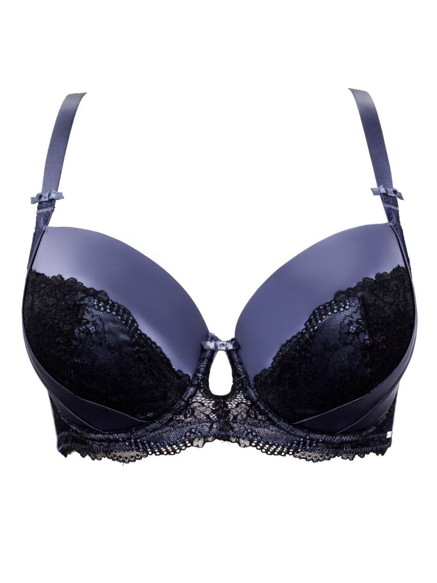 PARFAIT Black & Navy Under Wired Padded T-Shirt Bra