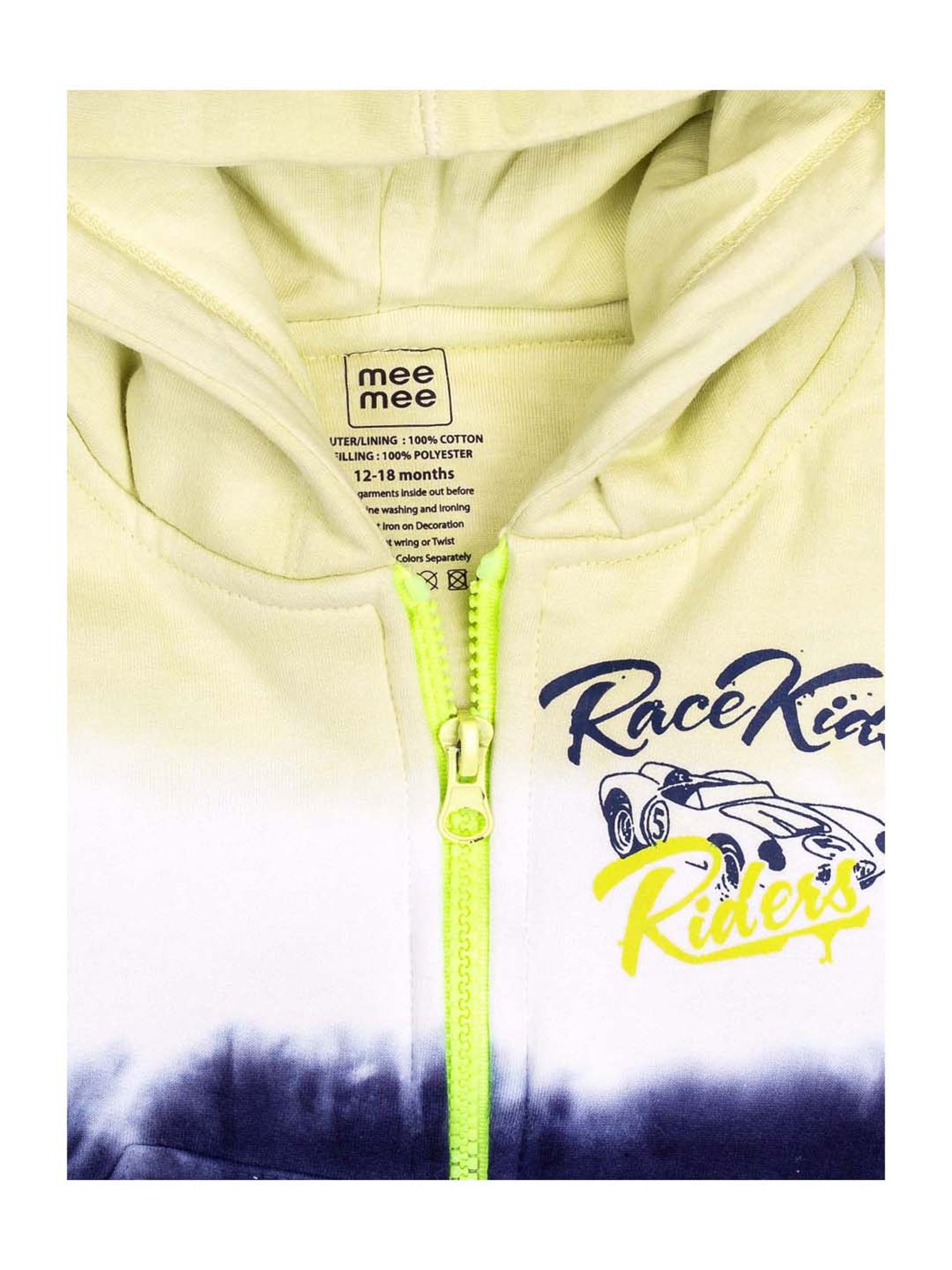 Mee Mee Kids Blue Printed Hoodie