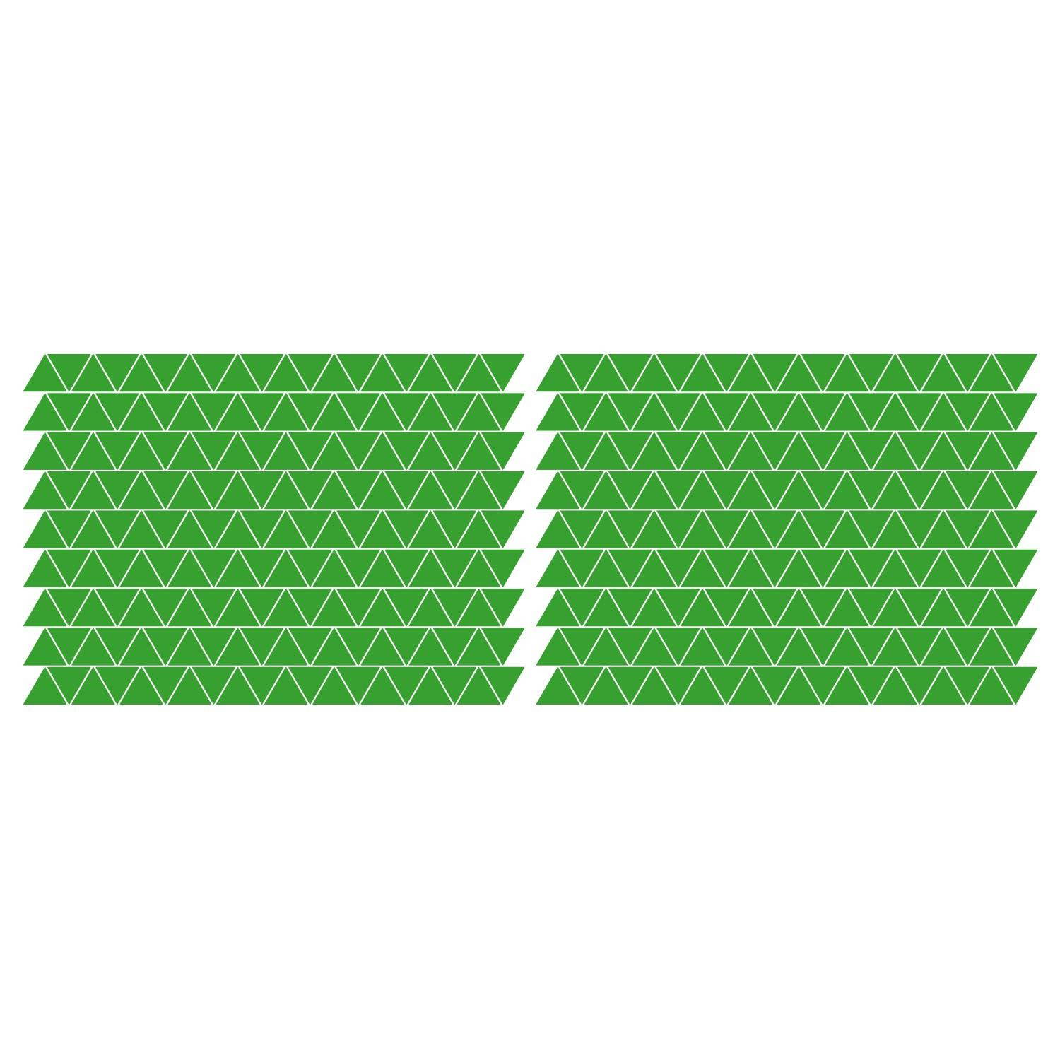 LiteMark 3.5 Inch White Triangle Decals - Pack of 30