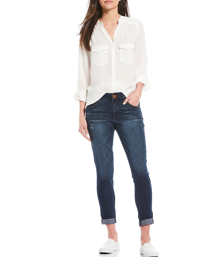 Democracy #double;Ab#double;solution Cuffed Skimmer Jeans