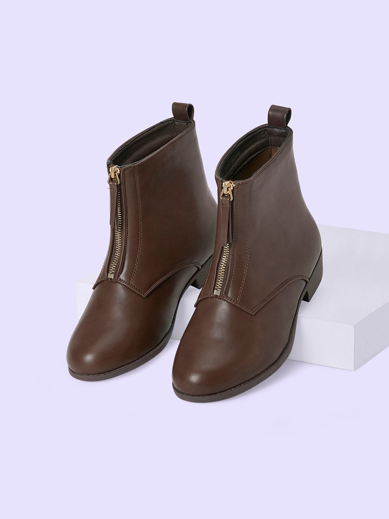 Forever Glam by Pantaloons Women's Brown Casual Booties