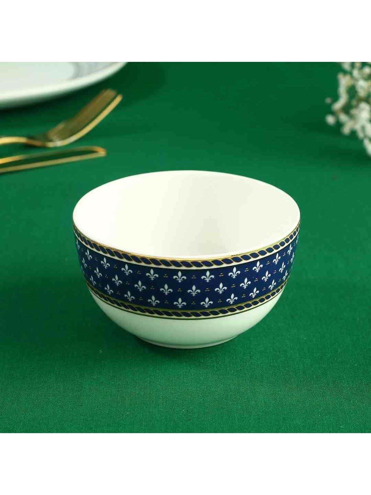 BlackCarrot Black & White Ceramic Dip Bowls Set of 2