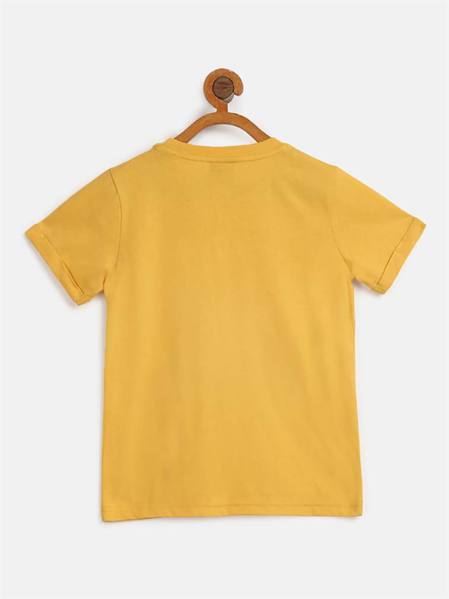 H by Hamleys Boys Mustard Printed T-Shirt