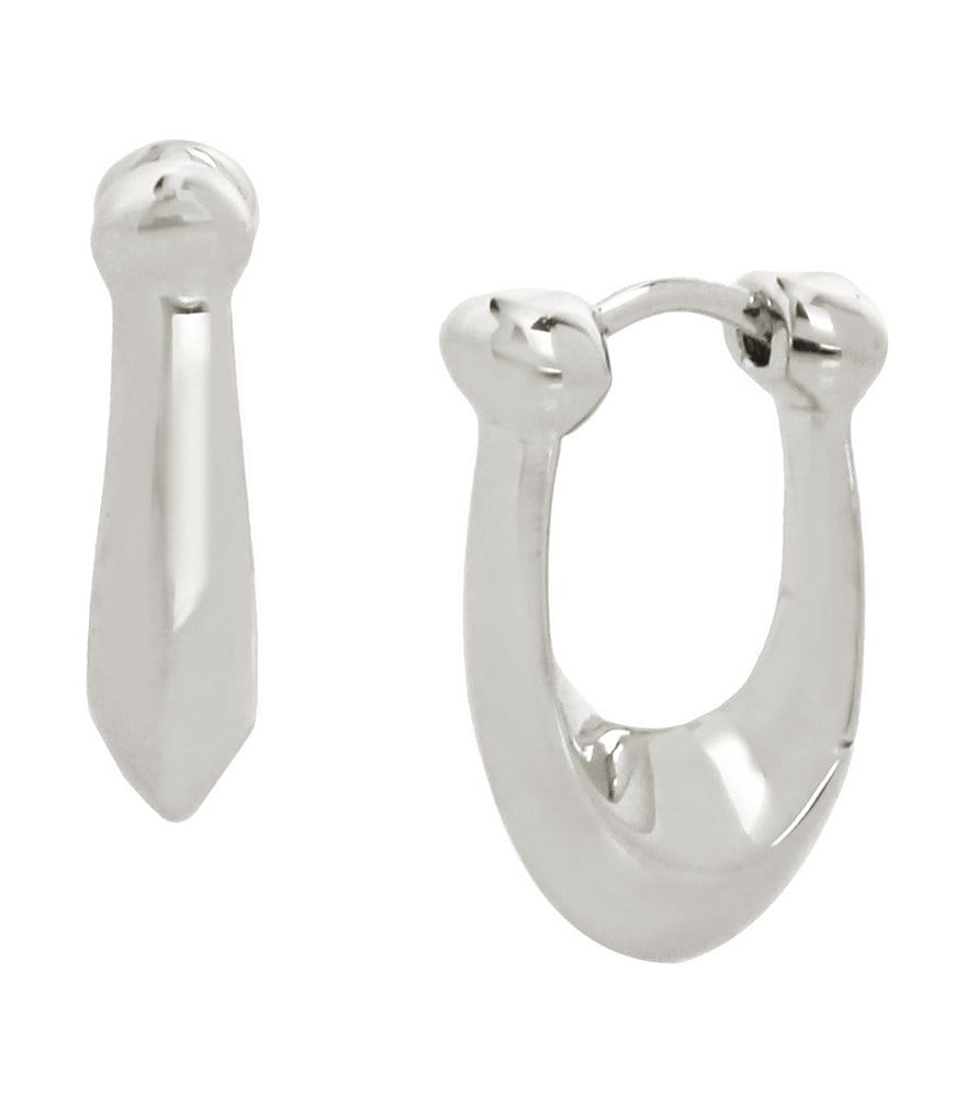 Sanctuary Project Semi Precious Turquoise and White Howlite Three Stone Stud Earrings Gold